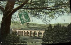 CPA Aix en Provence Viaduc du Chemin de Fer la Vallee 