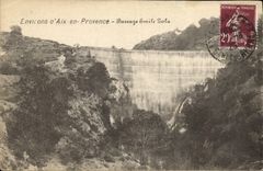 CPA Environs d'Aix en Provence Barrage Emile Zola 