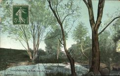 CPA Environs d'Aix Les Bords de l'Arc 