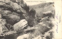CPA Environs d'Aix en Provence Gorges de l'Arc 