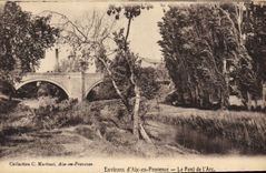 CPA Environs d'Aix en Provence Le Pont de l'Arc 