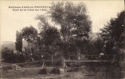 CPA Environs d'Aix en Provence Pont de la Cible sur l'Arc 