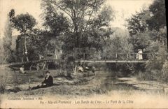 CPA Aix en Provence Les Bords de l'Arc Le Pont de la Cible 