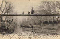 CPA Aix en Provence Les Bords de l'Arc Le Pont de Bois 