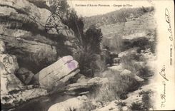 CPA Environs d'Aix en Provence Gorges du l'Arc 