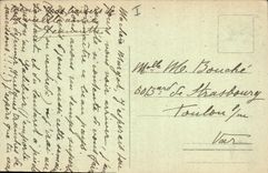 CPA Briancon Le Pont d'Asfeld Au fond le Chaberton fort Italien 