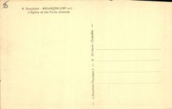 CPA Dauphine Briancon L'Eglise et les Forts avancee 