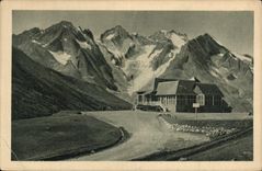 CPA Route des Alpes Col du Lautaret Chalet Restaurant 