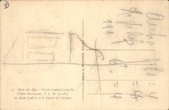 CPA Route des Alpes Col du Lautaret Chalet Restaurant 