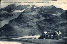 CPA Haut Dauphine Le Lautaret Le Chalet PLM et le Combeynot 