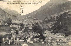 CPA Hautes Alpes Briancon Vue Generale avec le Chaberton 