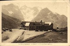 CPA Le Col du Lautaret Le Chalet PLM et la Meije 