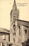 CPA Embrun La Cathedrale cote Sud Grande et belle Verriere du XV siecle 