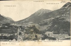 CPA Briancon Vue generale Ville la plus elevee de l'Europe 