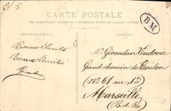 CPA Les Alpes Massif de Pelvoux Cascade de l'Eychaude pres de Claus 