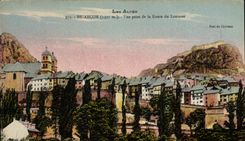 CPA Briancon Vue prise de la Route du Lautaret 