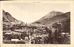 CPA Briancon Vue generale Ville le plus elevee d'Europe 