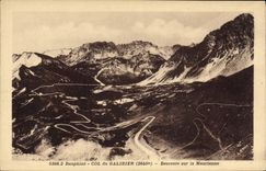 CPA Dauphine Col du Galibier Descente sur le Maurienne 