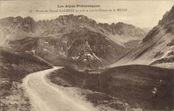 CPA Route du Grand Galibier et la Chaine de la Medje 