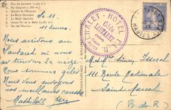 CPA Route des Alpes Col du Lautaret le Chalet Hotel PLM et la Meije 