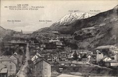 CPA Briancon Vue generale Ville la plus elevee d'Europe 