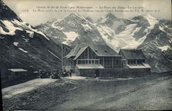 CPA Chemin de fer de Paris Lyon Mediterranee La Route des Alpes Le Lautaret 