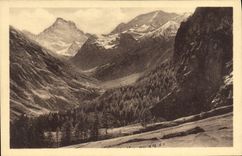 CPA Route des Alpes Vallee du Queyras La Casse denerte 