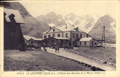 CPA Briancon La Croix de Toulouse et au fond le Chaberton 
