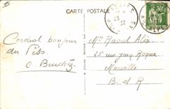 CPA Queyras Environs d'Abries Le Mont Viso vu de Roche Taillante 