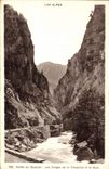 CPA Les Alpes Vallee du Queyras Les Gorges de la Chapelle et le Guil 