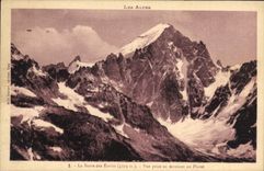 CPA Les Alpes La Barre des Ecrins Vue prise en montant au Plaret 