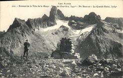 CPA Les Alpes Sommet de la Tete de la Maye 