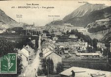 CPA Les Alpes Briancon Vue generale Fort Dauphin 