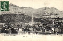 CPA Gap Hautes Alpes Vue Generale 