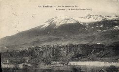 CPA Embrun Vue de dessous le Ros Au desaus Le Mont Guillaume 