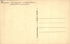 CPA Dauphine Route des Alpes La Grave La Meije et ses glaciers 