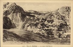 CPA Route du Galibier Les lacets Cote Savoie 
