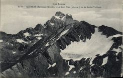 CPA Les Alpes Queyras Environs d'Abries Le Mont Viso vu de Roche Taillante 