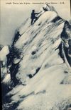 CPA Dans les Alpes Ascension d'un Serac 