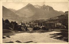 CPA Le Brianconnais Artisique Parc et Panorama de l'Hotel des Neiges 