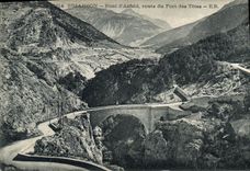 CPA Briancon Pont d'Asfeld route du Fort des Tetes 