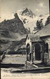 CPA La Grave Eglise des Terrasses et la Meije 