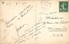 CPA Dauphine La Grave Eglise des Terrasses et la Meije 