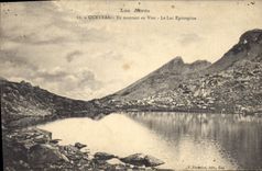 CPA Les Alpes Queyras En montant au Viso Le Lac Egourgoeou 