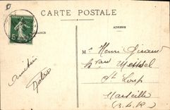 CPA Les Alpes Queyras En montant au Viso Le Lac Egourgoeou 