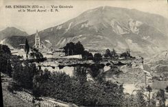 CPA Embrun Vue Generale et le Mont Aurel 