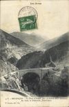 CPA Briancon Le Pont d'Asfeld Au fond le Chaberton Fort Italien 