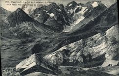 CPA Dauphine Le Col du Lautaret Le Massif de la Meije vue de la route du Galibier 