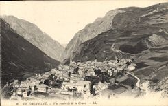 CPA Le Dauphine Vue generale de la Grave 