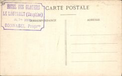 CPA Dauphine L'Eglise des Terrasses et la Meije 